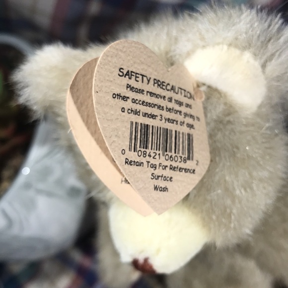 🛑🛑Ty Attic Treasures Collection Bear Dickens Jointed Tan Plush Stuffed Animal - Picture 6 of 8